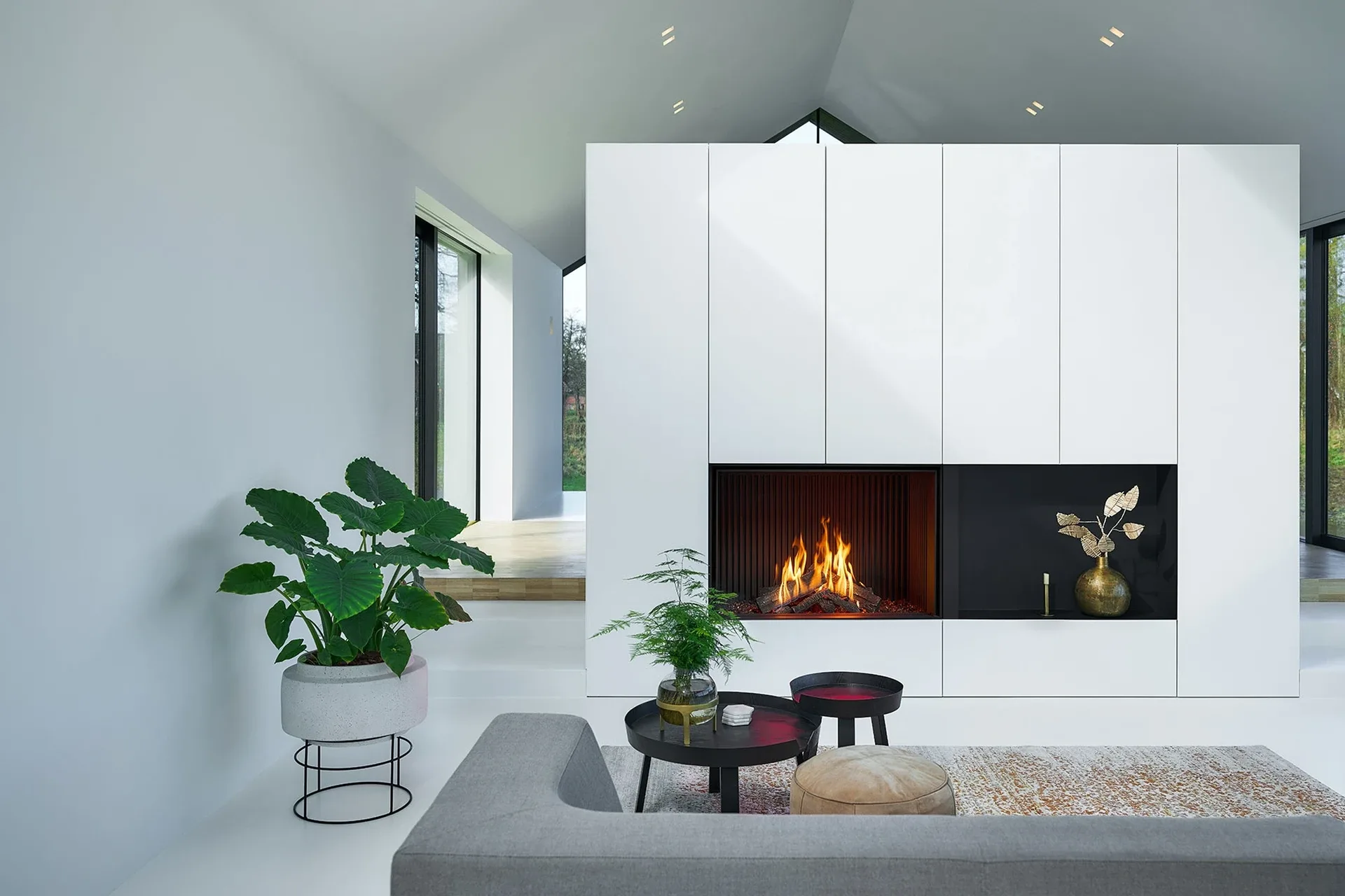 barbas inbouwhaard in roomdivider